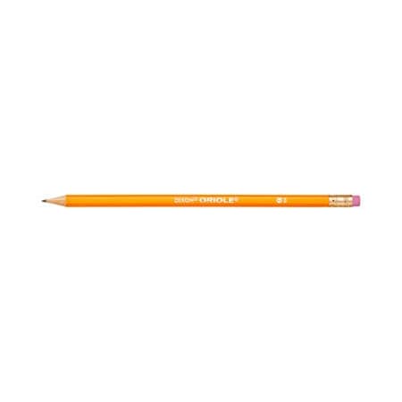 Dixon ORIOLE PRE-SHARPENED PENCIL, HB #2, BLACK LEAD, YELLOW BARREL, 144PK X12866X